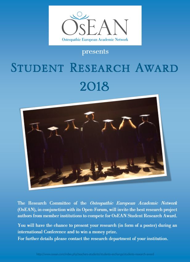 OsEAN Research Award Poster 2018