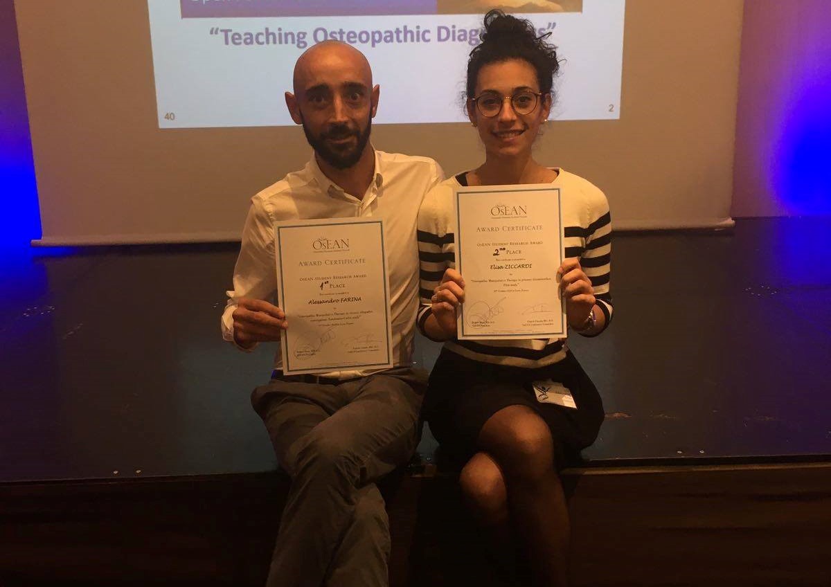 OsEAN Student Research Award 2018 - Alessandro Farina & Elisa Ziccardi