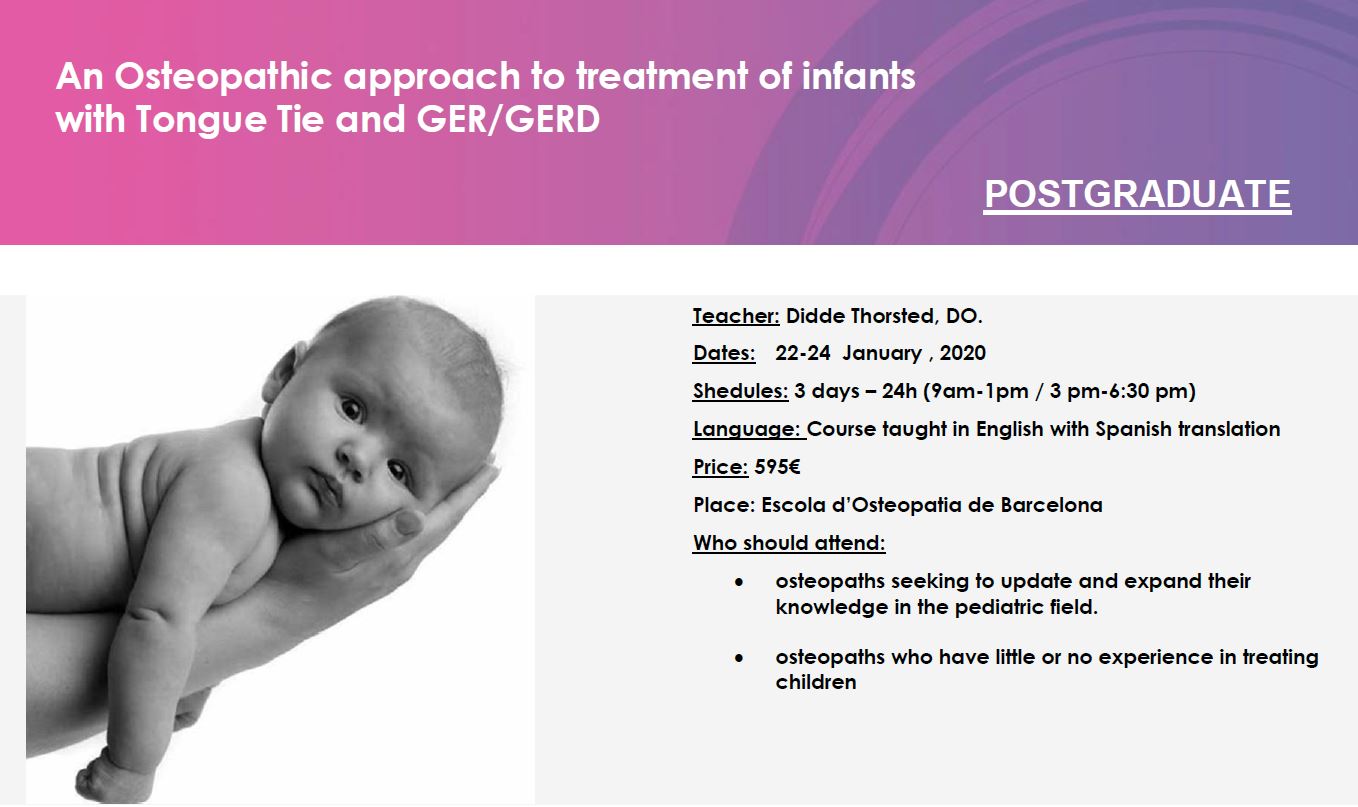 Postgraduate course EOB 1.1