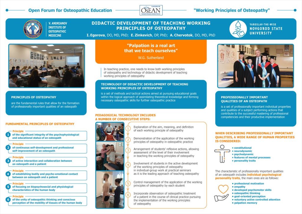 Irina Egorova - Didactical Development of Teaching Working Principles in Osteopathy